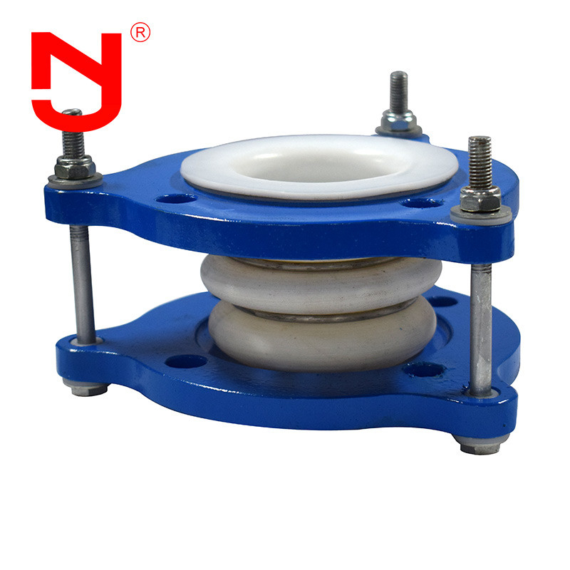 Χημικά ανθεκτικές αρθρώσεις διεύρυνσης PTFE εύκολη εγκατάσταση ράβδοι δέσμης από ανοξείδωτο χάλυβα DIN/BS/ANSI/JIS Flange Standard