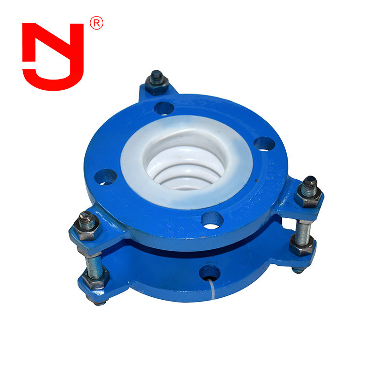 150 Psi Ζυγισμένο PTFE Bellows Διεύρυνση συνδετήρα Εξαιρετική χημική αντοχή Φλάνς χάλυβα άνθρακα