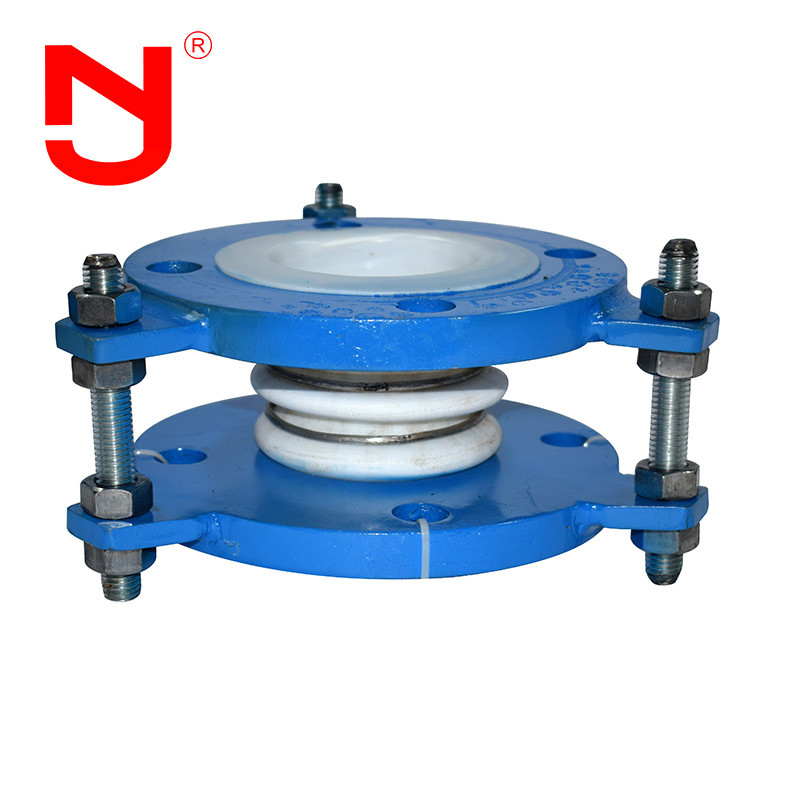 150 Psi Ζυγισμένο PTFE Bellows Διεύρυνση συνδετήρα Εξαιρετική χημική αντοχή Φλάνς χάλυβα άνθρακα