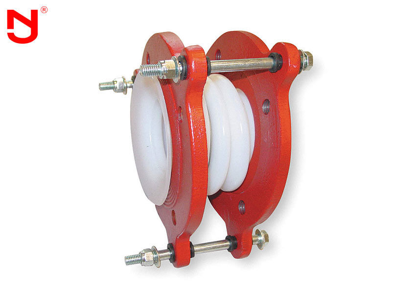 Βιομηχανική PTFE επέκτασης ενώσεων άσπρη χαμηλή τριβή αδράνειας χρώματος φυσιολογική