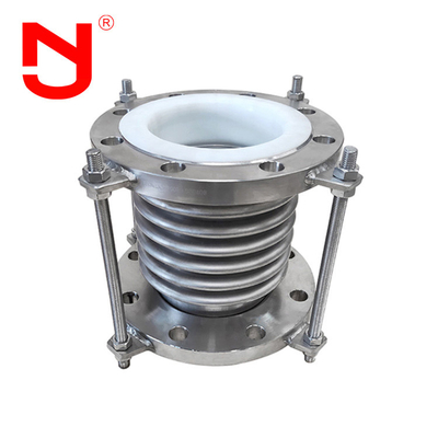 SS316 Υψηλής αντοχής σε θερμοκρασία Ptfe επένδυση σύνδεσης επεκτάσεως μετάλλου