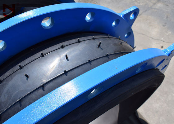 DN80 DIN ενιαίο σκέλος δαχτυλίδι χαλύβδινων συρμάτων ενώσεων επέκτασης σφαιρών λαστιχένιο διατηρημένο σταθερή ατμοσφαιρική πίεση